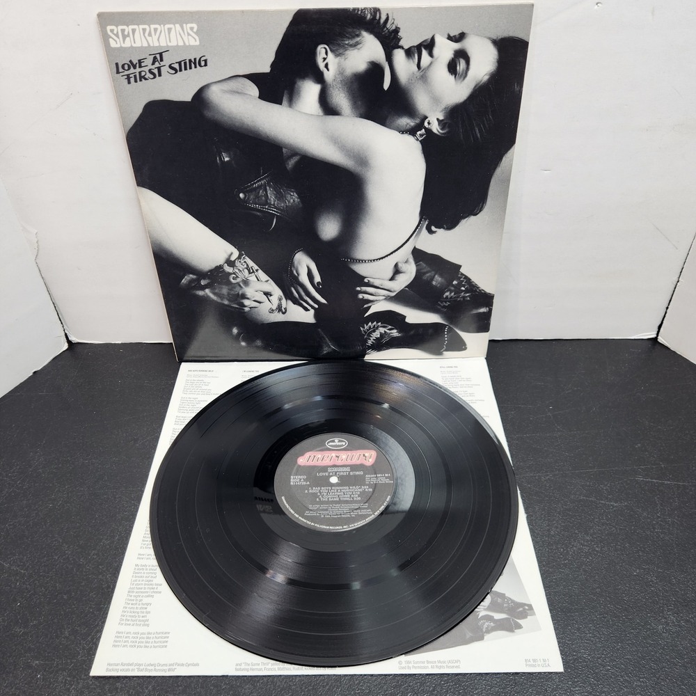 Scorpions Love at First Sting Vinyl LP 1984 Mercury R114728